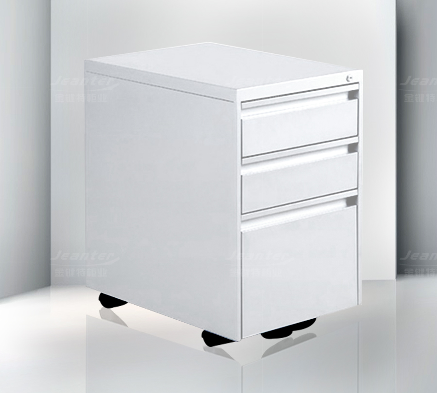 折疊拉手三抽活動柜