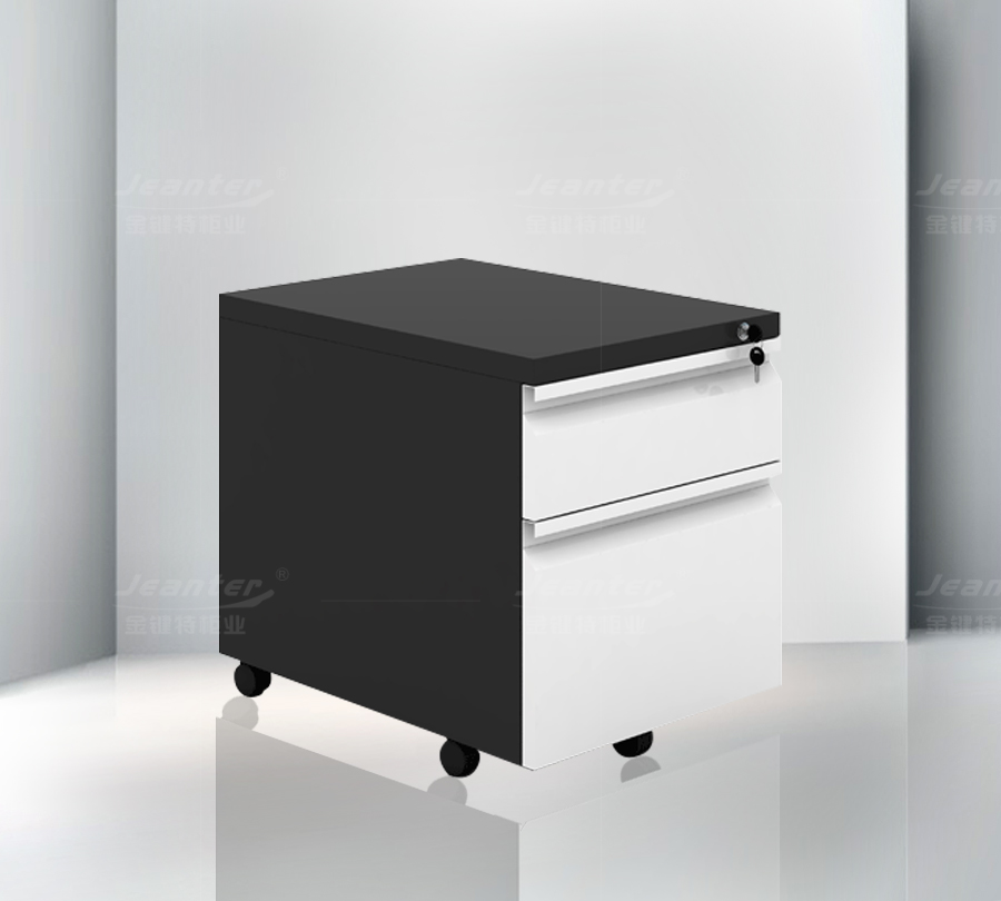 折疊拉手二抽活動(dòng)柜